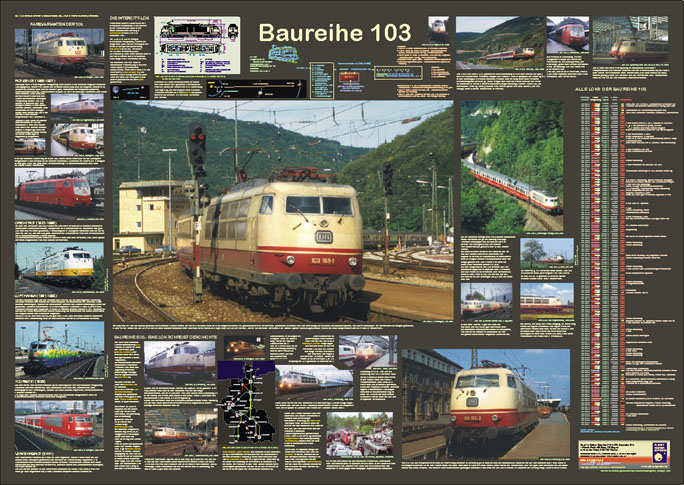 Poster "Baureihe 103"